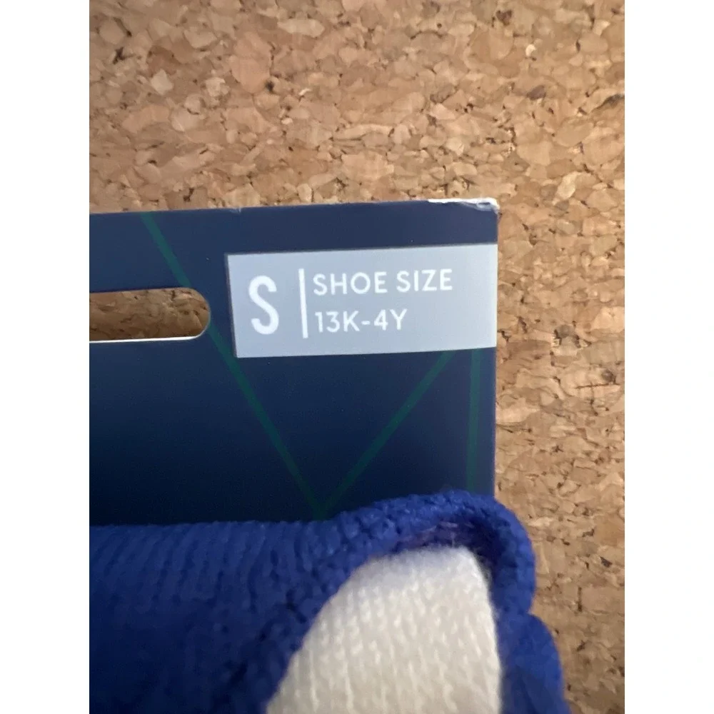 DSG Kids Stirrup and Sanitary Baseball Socks Combo Pack Royal White Small13k-4Y